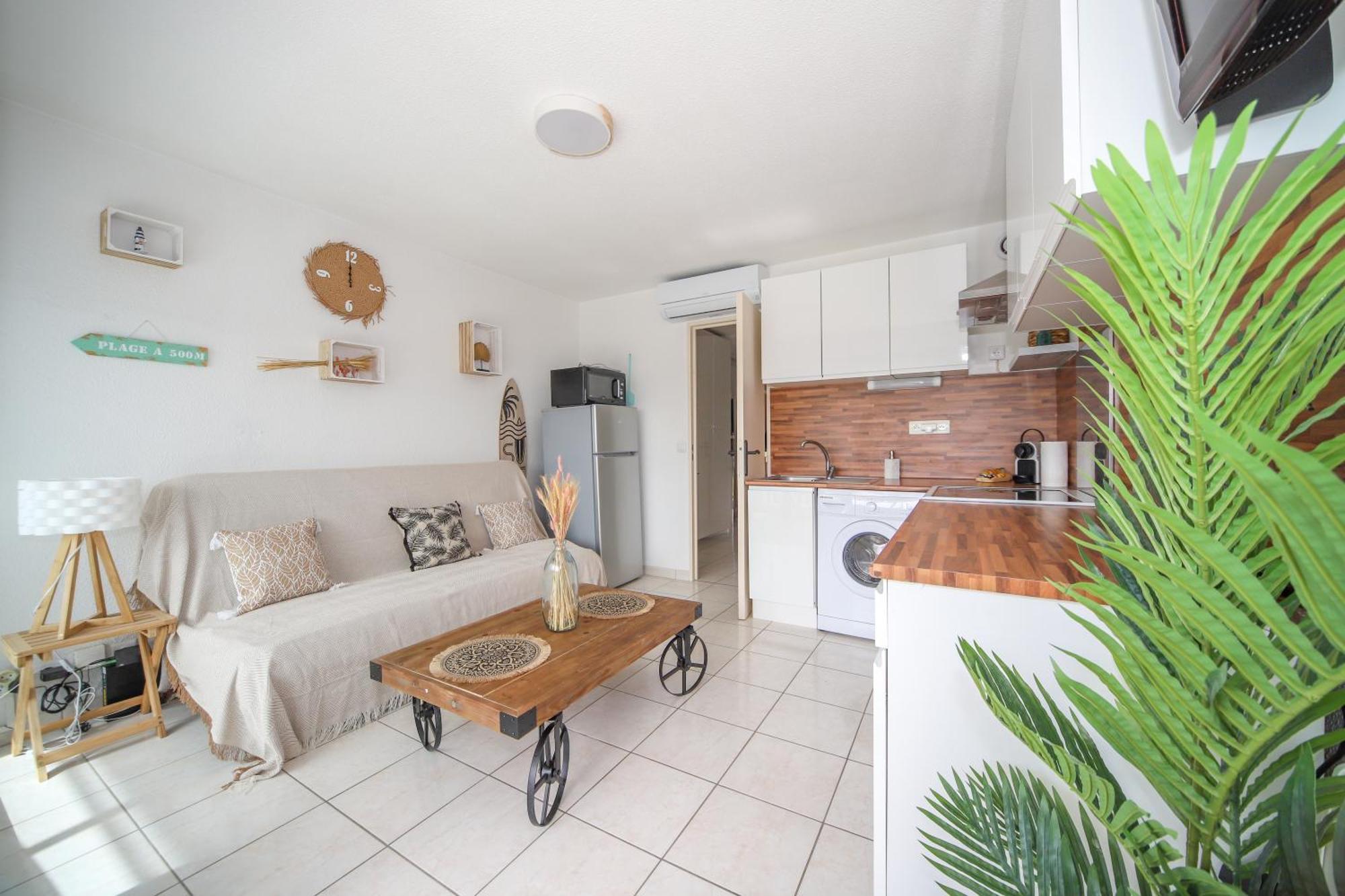 T2 Label Plage Piscine Proche Mer Parking Palavas 外观 照片